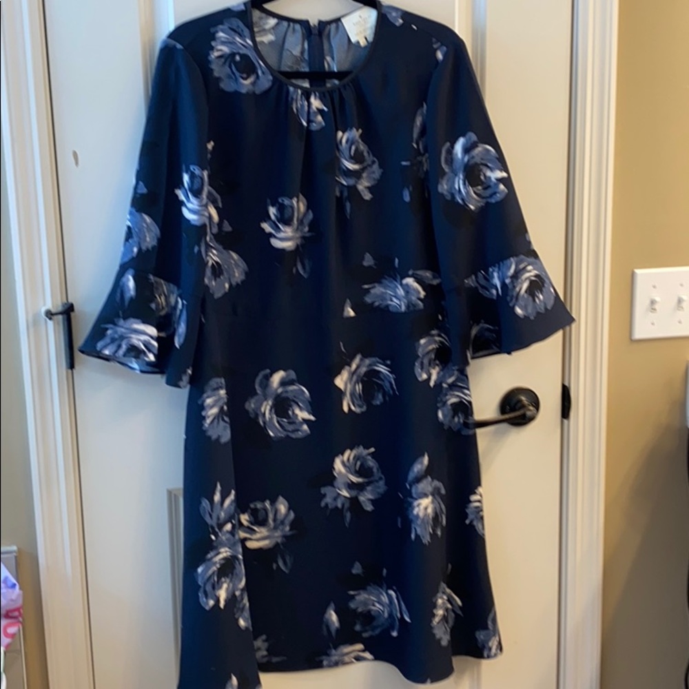 Kate Spade Blue Rose Dress